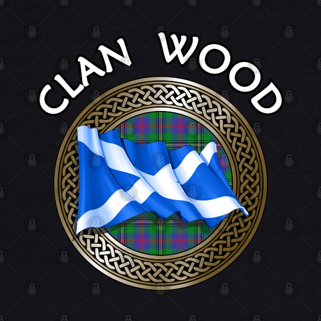 Clan Wood Crest & Tartan Knot by Taylor'd Designs